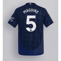 Billiga Manchester United Harry Maguire #5 Borta fotbollskläder 2024-25 Kortärmad